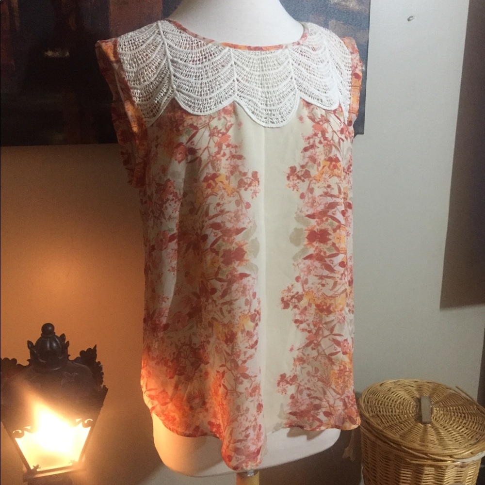 New Direction business casual top/ cami- 2 piece